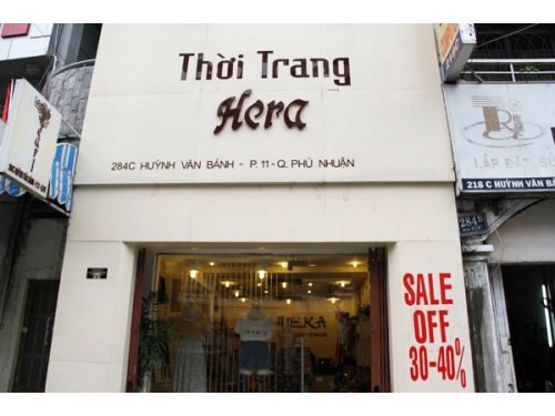 Bảng hiệu thời trang Hera