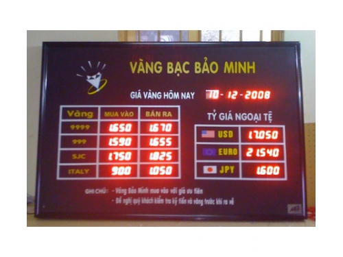 Bảng tỷ giá ngân hàng 5