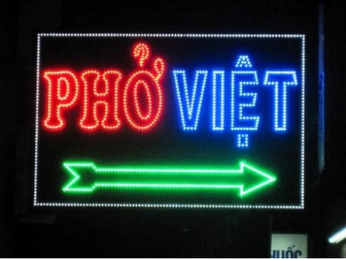Hộp đèn led Phở Việt