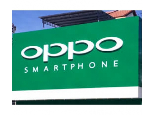 Chữ nổi mica oppo